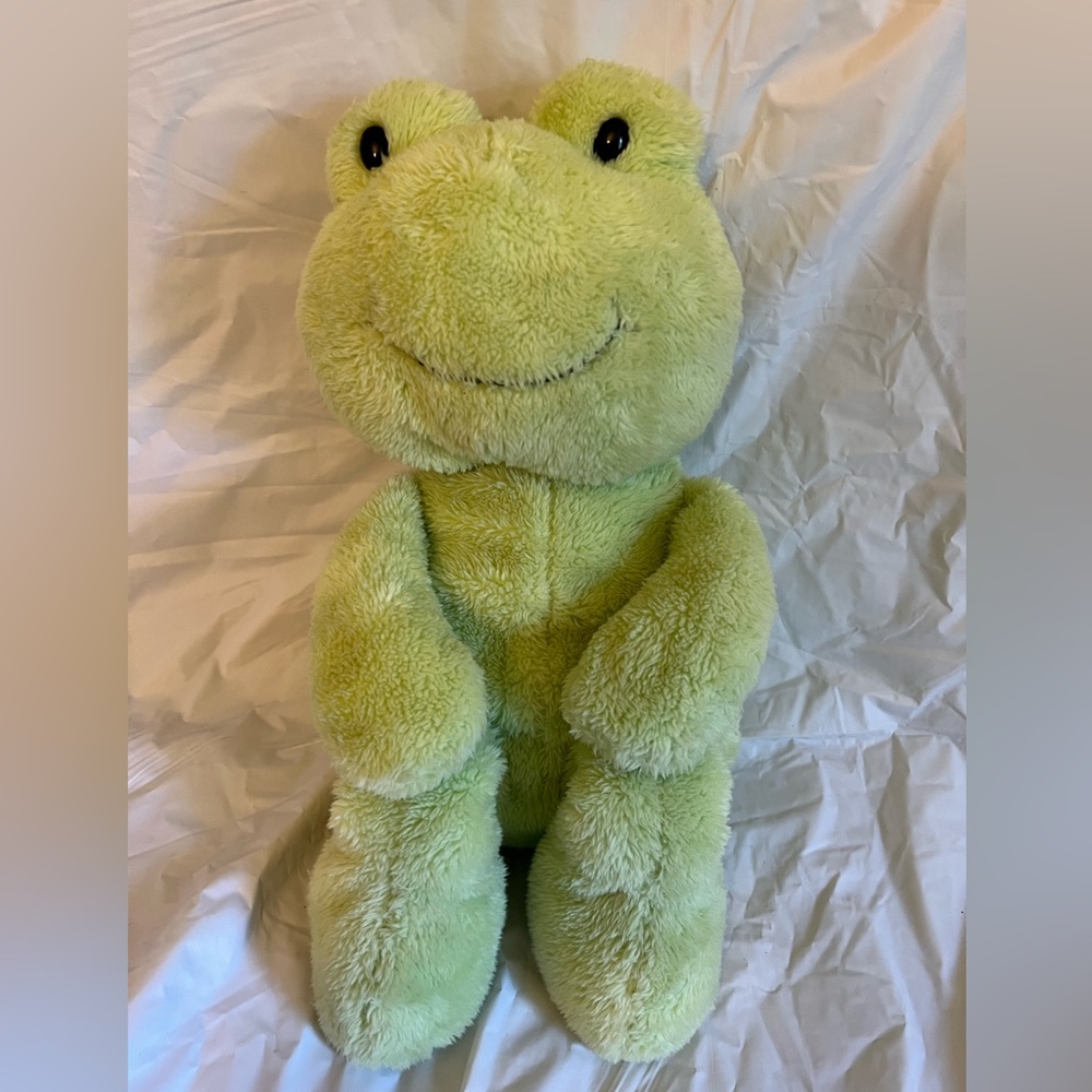 Animal Adventure Sweet Sprouts Green Frog 18" 2015 Lovey Plush